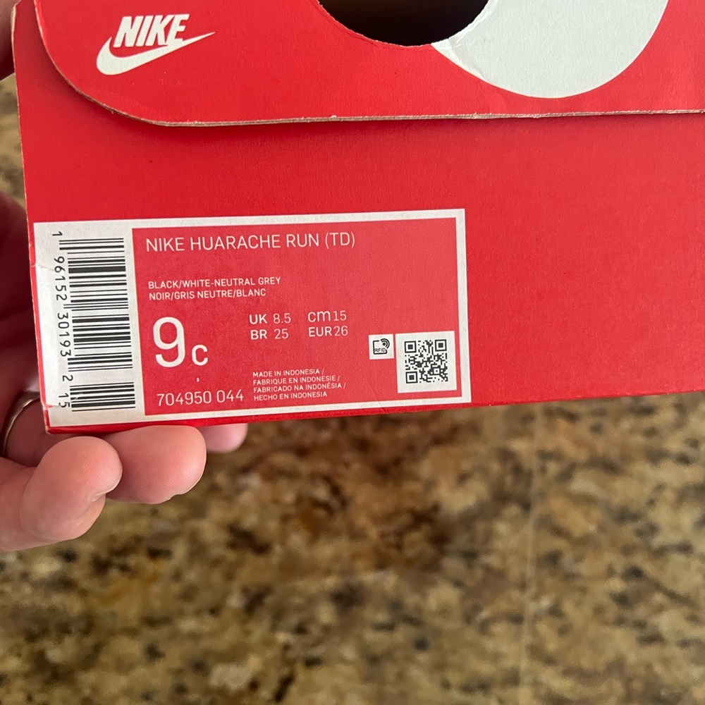 Nike Hurrache Black/white
